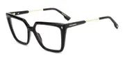 Dsquared2 D2 0136 807 Women’s Glasses Black Size 54 - Private Health Rebate - Blue Light Block Available