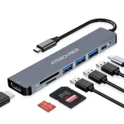 MacBook Adapter Multiport USB c hub multiport Adapter MacBook USB Adapter USB...