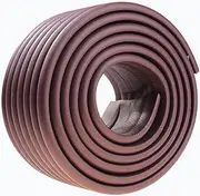Corner Protectors，Foam Edge Protectors， Proofing Corner Guards Edge Protectors, Foam Wall Edge Protector, Furniture Edge Bumpers, Sharp Edge Guards Bumpers Pole Strips Coffee Table(Brown,3pcs)