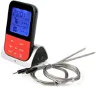 Digital Wire|less Meat Thermometer/Timer - Food Thermometer With Twin Probes For