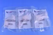 3 (Three) Cat5e RJ45 Shielded (8x8) Panel Mount Style Couplers P/N: ECF504-SC5E
