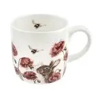 Royal Worcester Wrendale Designs - 0.31L/11Fl.oz Poppies & Bees Mug RRP $34.95