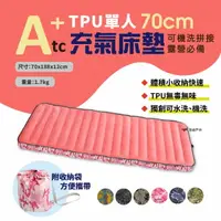 在飛比找樂天市場購物網優惠-【ATC】TPU組合充氣床墊 70cm 多色可選 車床 世界
