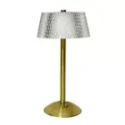 Crystal Table Lamp 3 Colors LED Dimmable Touch Desk Lamps Bar Decoration (C) Hot