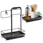 Kitchen Sink Caddy Organizer Sink Caddy Sponge Holder Rustproof Sponge DeULZ