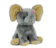 Record Your Own Plush 8 inch Gray Elephant - Ready 2 Love in a Few Easy Steps -