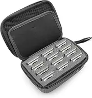 Hair Clipper Guard Blade Holder Case for Barbers and Stylist Compatible with 12 Metal Andis, Oster, Wahl, Babyliss Detachable Clippers Metal Guards - Blade Storage Case Only