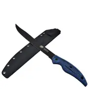 Cuda Professional Serrated Knife with Sheath 9"