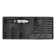 Tool Tray with Punch & Impact Driver Set 25pc - Sealey TBT18 New
