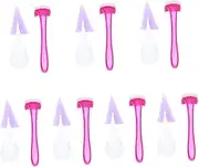 FOMIYES Sets Women Privates Hair Shaper Creative Shaving Razor Silicone Material Comfortable to Hold Shape Random