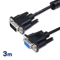 在飛比找PChome24h購物優惠-Cable 纖細型高解析度顯示器延長線 15Pin 公對母 