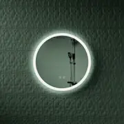 Frameless Round LED Mirror 600 & 800mm � The Orb - Dimmable, Anti-Fog, Touch Sensor, IP54