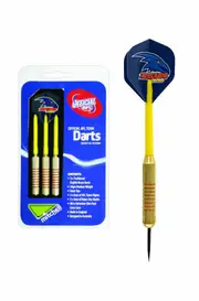 AFL Adelaide Crows - Set Of 3 With Carry Case - 24 Gram Dart - Brass