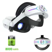 For Meta Oculus Quest 2 VR Headset with 8000mAh Battery Head Strap Accessories