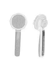 Eliminate Static Electricity Pet Grooming Brush,Self Cleaning Slicker