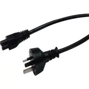 LEGEND Standard Power Cord - 2 m - Australia - Australia Power / C5 Cloverleaf - 230 V AC / 2.50 A - Black