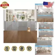 Upgraded 33-Inch Retractable Baby & Dog Gate - Perfect for Indoor/Outdoor Use