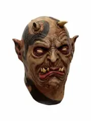 Tattooed Hell Demon Ghoulish DELUXE ADULT LATEX DEVIL'S INK LUCIFER MASK