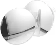 Mobestech 1 Pair Suction Cup Round Convex Blind Spot Mirrors for Cars SUVs and Trucks High Definition Rear View Mirrors for Enhanced Safety and Visibility