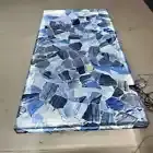 Blue Aventurine Agate Stone Slab, Use On, Table top, Bars & Kitchen Countertops