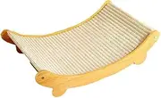 Sisal Cat Recliner,Cat Scratcher Bed,No Crumbs Litter,Cardboard Cat Scratcher,Cat Sisal Chair,Cat Nest, One-Piece Cat Nest, for Cats 6-12 Pounds