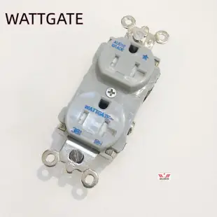 美國WATTGATE 瓦特330 350 381鍍金鍍銠插頭插尾 插座藍星經典款