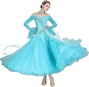 [YHHGDS] Ballroom Dance Dresses for Women High-End National Standard Competition Dress Flamenco Waltz Performance Costumes