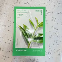 在飛比找蝦皮購物優惠-INNISFREE 我的真萃能量面膜 綠茶 1入 22ml 