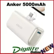Anker 621 Nano 5000mAh 22.5W Power Bank, Bulit in USB-C Shell White
