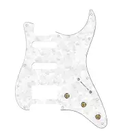 920D Custom HSS Pre-Wired Pickguard for Strat With A White Pearl Pickguard an...