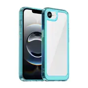 For iPhone 16e Shielding Case, Slim, Shockproof & Stylish Cover, Clear Blue