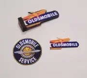 1/24 Diorama Outdoor Vintage Oldsmobile Car Dealer Neon Looking 2-Sided Sign