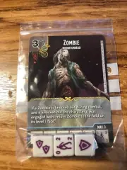 ZOMBIE Minion Undead AD&D Dice Masters #7 PROMO + 3 DICE ENGLISH