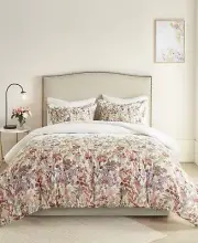 Madison Park Mariana 3 Piece Cotton Printed Duvet Cover Set Full/queen