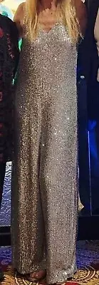 Sass & Bide "YOU WERE SAYING" Sequin Embellished Jumpsuit sz 40 (10)