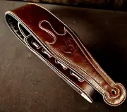 Jack Straps Genuine Leather and Neoprene Padded guitar strap 020-2