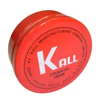 在飛比找Yahoo奇摩購物中心優惠-KALL K.O.N 傳統手動機械式打字機 色帶(黑色＆紅色