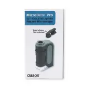 MicroBrite Plus 60 120x Pocket Microscope LED Inc.Smartphone Clip Carson MM-350
