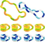 HTTDSLF Fidget Toys Set, Tangle Autism Toy, Twister Fidget Toy, Anti Stress Toy, Hand Tangle Autism, Stim Toy for Stress Relief Children for Autism, Pack of 10