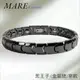【MARE】精密陶瓷手鍊：黑王子(金屬鍺)窄 款