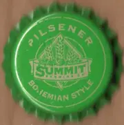 USA Plastic Lined Beer Crown Bottle Cap: Summit Brewing