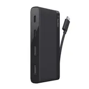 Belkin F4U090Btblk 4 Port Travel Hub Usb Type C