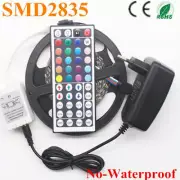 5M SMD 2835 RGB Warm White Led Strips Led Christmas Lights + Remote + Adapter