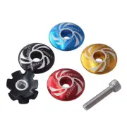 Top Cap for MTB Road Bike Headset Aluminum Alloy Construction Easy to Install