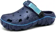 [SECHRITE] Men's Clogs Athletic Fashion Clogs and Mules with Adjustable Back Strap Slip-on Outdoor Water Beach Shoes Sandals Lightweight Comfortable Breathable - River Edge