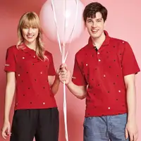 在飛比找ETMall東森購物網優惠-Spar雙棉吸濕排汗男版短袖POLO衫(S208214紅色)