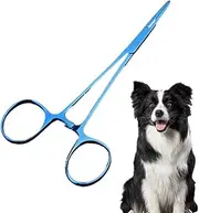 Curved Dog Grooming Scissors | Ears Hair Shear Puller | Professional Pet Grooming Tool Facial Trimmer for Ear Hair, Nose Hair, Paw Hair