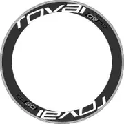 Bike Rim Wheel Stickers Bicycle Decals For 60mm Rims Carbon Road Bike Waterproof Replacemant Safe Protector Reflective 2 WHEELS 700C Refletive Red