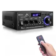 AK45 Pro Stereo Amplifier Home Audio Stereo Receivers with Bluetooth 5.0, Rat...
