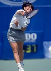 Mana Endo of Japan at the Australian Open Tennis Championships at - Old Photo